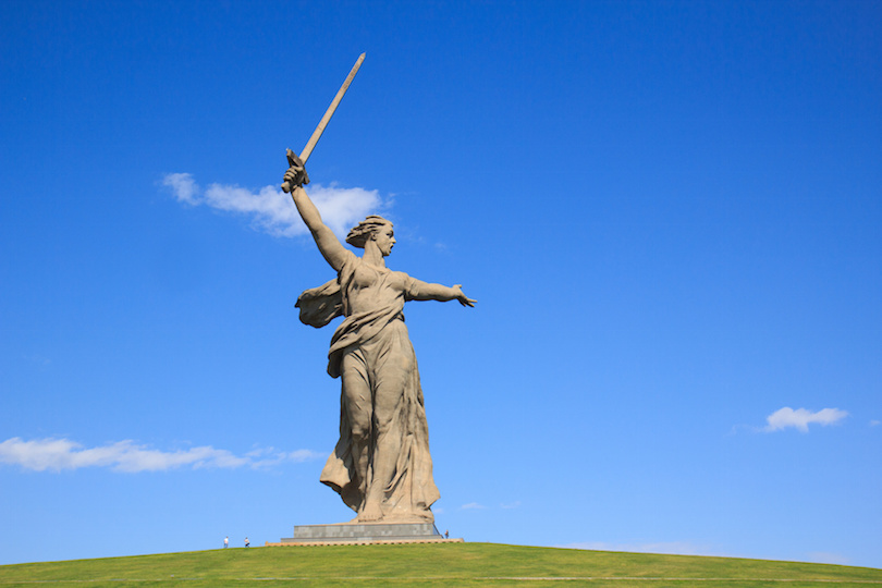 Volgograd monument Motherland calls, Russia